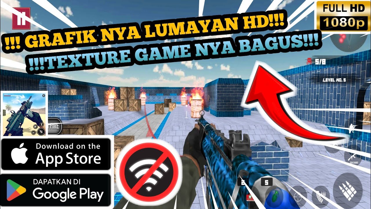 GAME FPS OFFLINE ANDROID PALING SERU LAWAN NYA ROBOT|GAMEPLAY ANDROID GAME FPS OFFLINE ANDROID PALING SERU LAWAN NYA ROBOT|GAMEPLAY ANDROID
