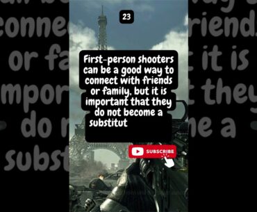 FIRST PERSON SHOOTER - 25 FACTS GOOGLE BARD | FACT 23 #firstpersonshooter #bard #subscribers #facts