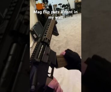 AR lefty reloads #airsoft #reload #firstpersonshooter #videogames #guns #callofduty #readyornot