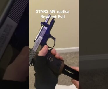 STARS M9 replica reload #airsoft #reload #firstpersonshooter #residentevil #videogames #guns
