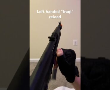 Cursed left handed “Iraqi” reload #airsoft #reload #firstpersonshooter #guns #videogames #callofduty