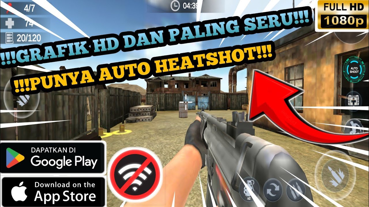 FPS GAME OFFLINE ANDROID 2023 PALING HEATSHOT|GAMPLAY ANDROID FPS GAME OFFLINE ANDROID 2023 PALING HEATSHOT|GAMPLAY ANDROID