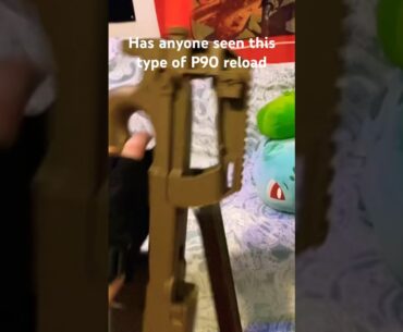 Has anyone seen this P90 reload before? #airsoft #reload #firstpersonshooter #videogames #guns