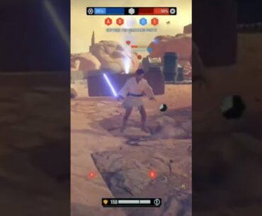 Obi 1v1 Quick Work #starwars #battlefront2 #gaming #gameplay #fps #fpsgames #gamer #twitch #pc #hd