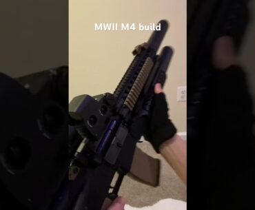 MWII M4 build IRL #airsoft #reload #videogames #guns #tarkov #callofduty #firstpersonshooter
