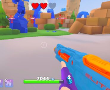 Nerf War | Water Park Solo Mode Victory (Nerf First Person Shooter)