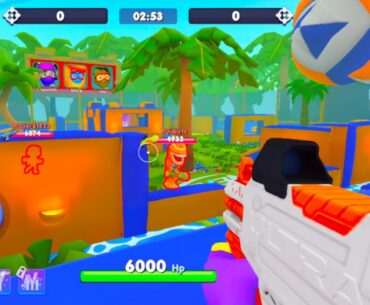 Nerf War | Amusement Park Battle Victory (Nerf First Person Shooter)