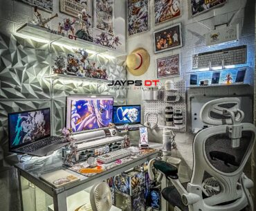 Sneak peak for my 1st time built work from home laptop set-up. The Design was inspired by: Anime One piece "Gear 5: Sun God Nika" #JAYPSDT ---------------