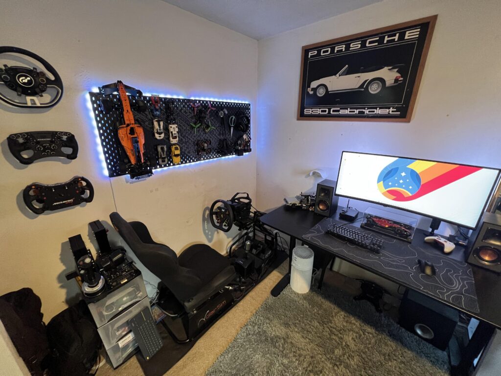 My gaming/VR racing setup
