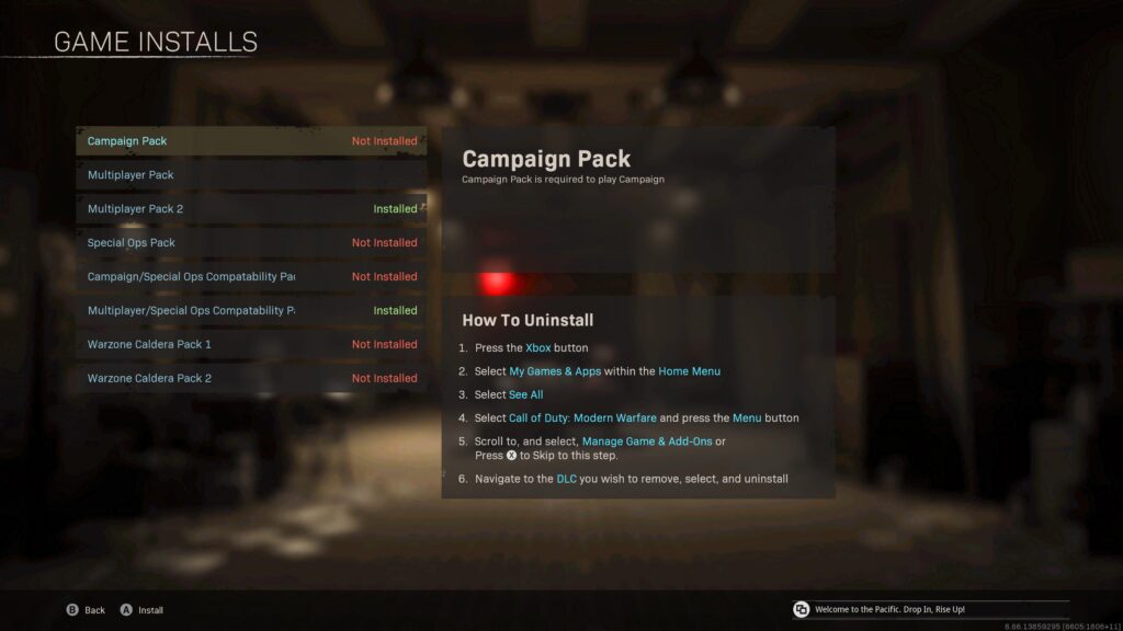 What do I need to install when I just want to have mw multiplayer?