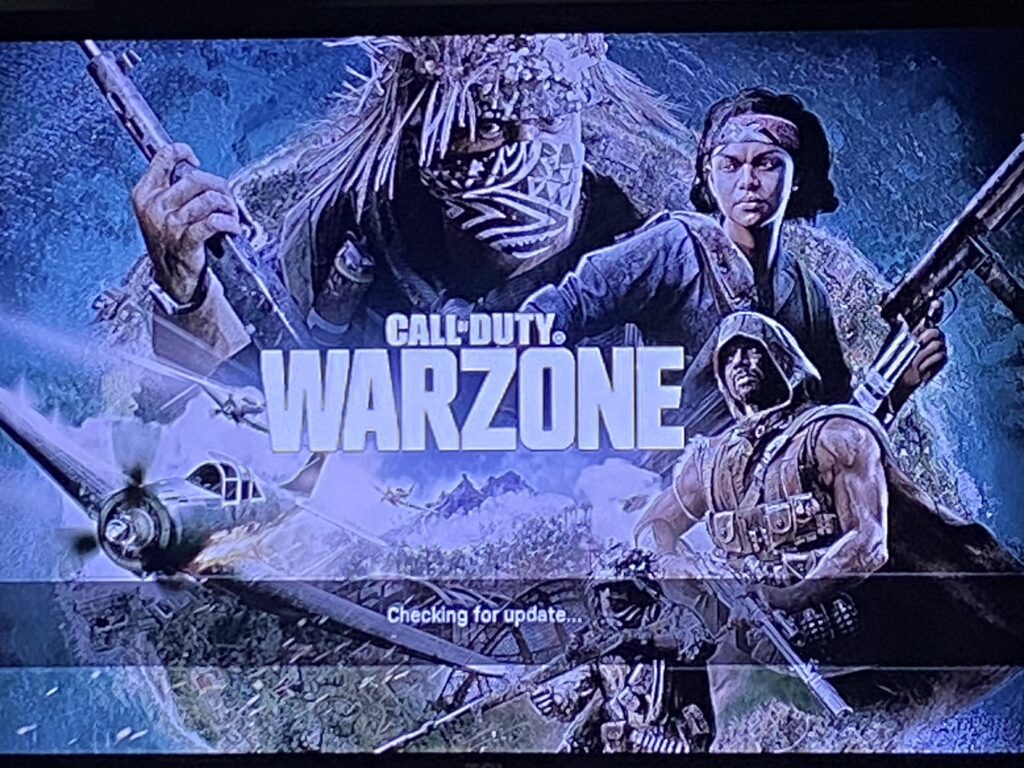 I recently downloaded modern warfare and I’m always stuck on this screen