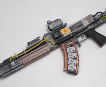 [I made this] Homebrew ER-27 from the year 2034. Concept art from Pavel Proskurin, a game-ready asset.