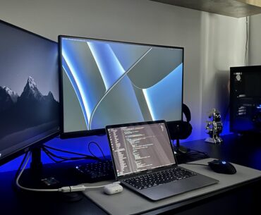My work/gaming setup. Any ideas for improvements?