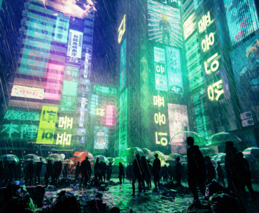 3D cyberpunk environment i made.