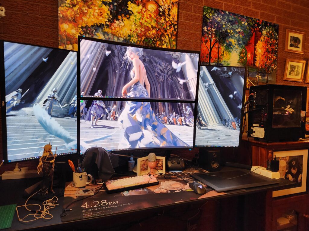 Somehow got another 34" AW3423DW, recommendations please for how to change this setup