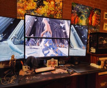 Somehow got another 34" AW3423DW, recommendations please for how to change this setup