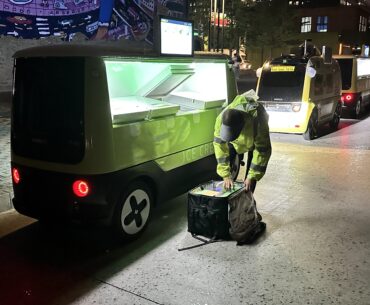 There are autonomous ice cream trucks operating in Beijing, China