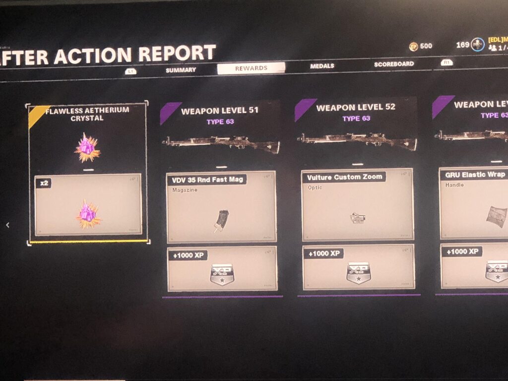 Why aren’t I getting any crystals in Cold War