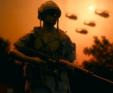 Made something with the vietnam soldier from campaign and the bo4 m16