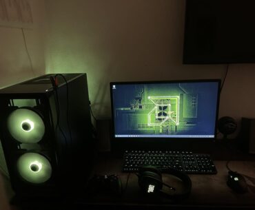 My cozy gaming corner!