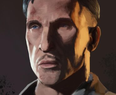 Did a portrait study of Primis Richtofen
