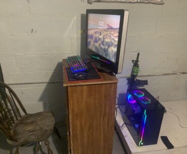 Just finished setting it all up.