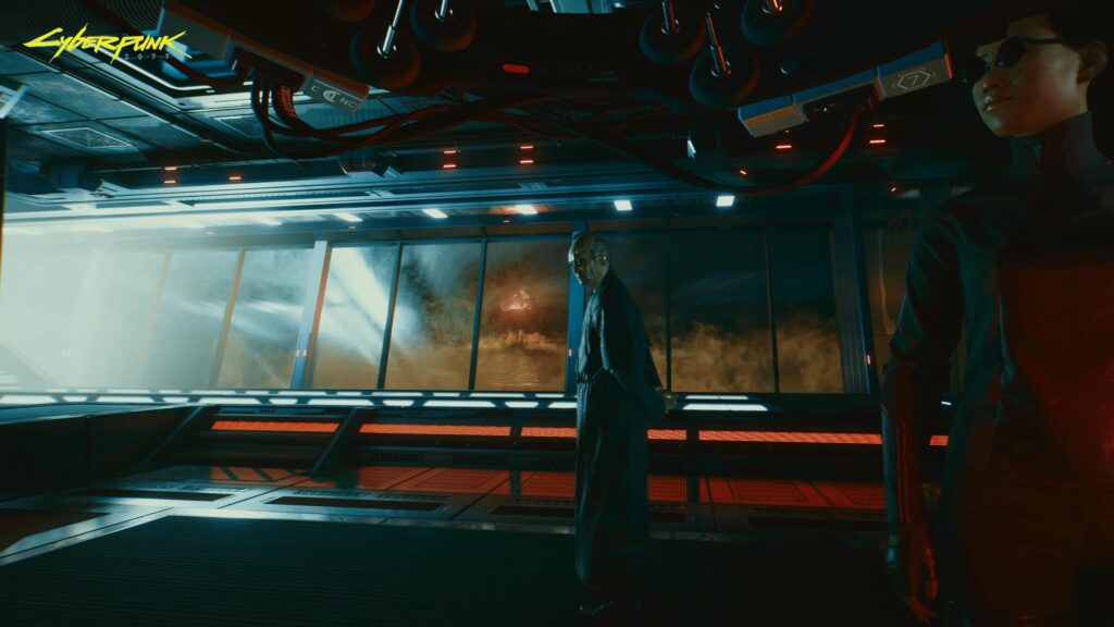 Where does this scene actually take place? When I’ve played I never actually knew what this place was, is it a building or a ship?