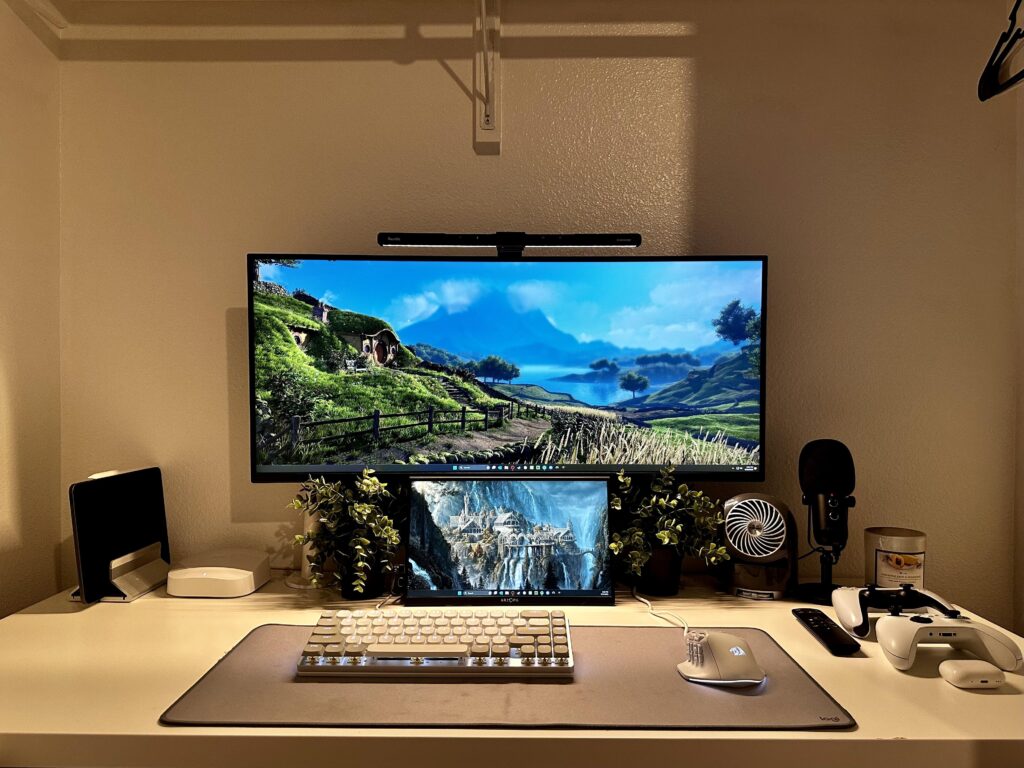 WIP of my closet desk setup