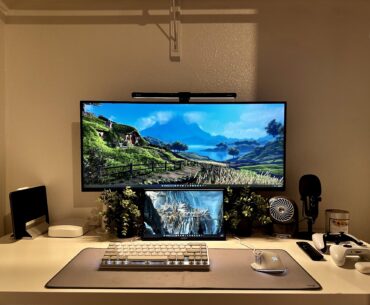 WIP of my closet desk setup