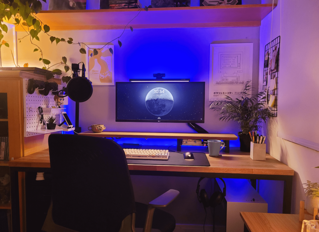 My cozy setup corner