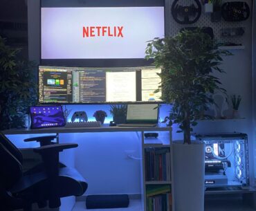 My first battlestation (i love plants).