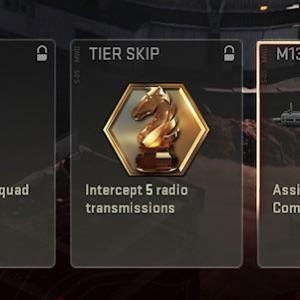How do i “intercept 5 radio transmissions”?