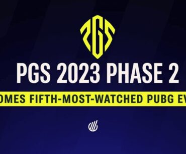PGS 2023 Phase 2 becomes fifth-most-watched event in discipline, following the success of Phase 1