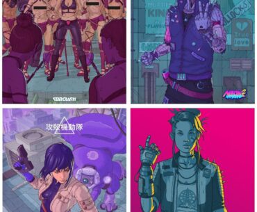 I just launched the new edition of my cyberpunk artbook, Hardcode: Special Championship Edition.