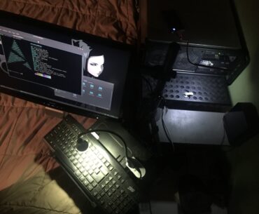 pc bed setup