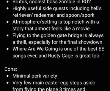 On a scale of 1-10, how would you rate Mob of the Dead? I'll start: