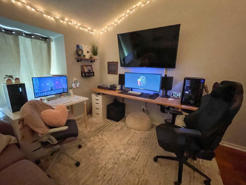 His & Hers Setups