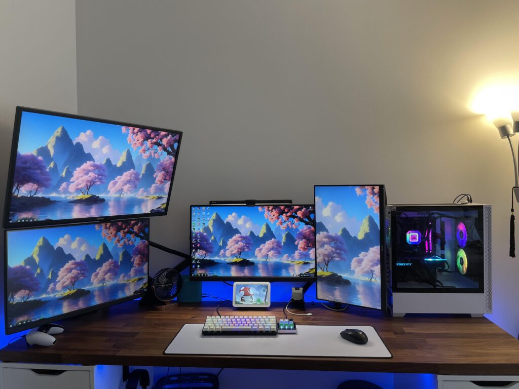 Getting tired of this setup, what's another way to rearrange my monitors?