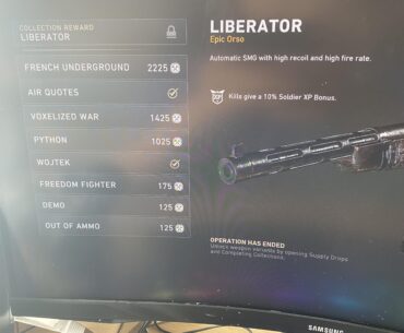 So does completing this collection unlock the gun or the skin?