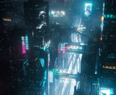 Cyber Night made on blender by ArumieDZN (me)