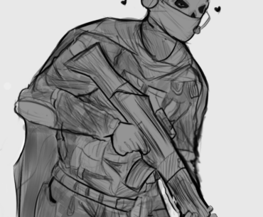 I maybe like him a little (I'm obsessed) art by me