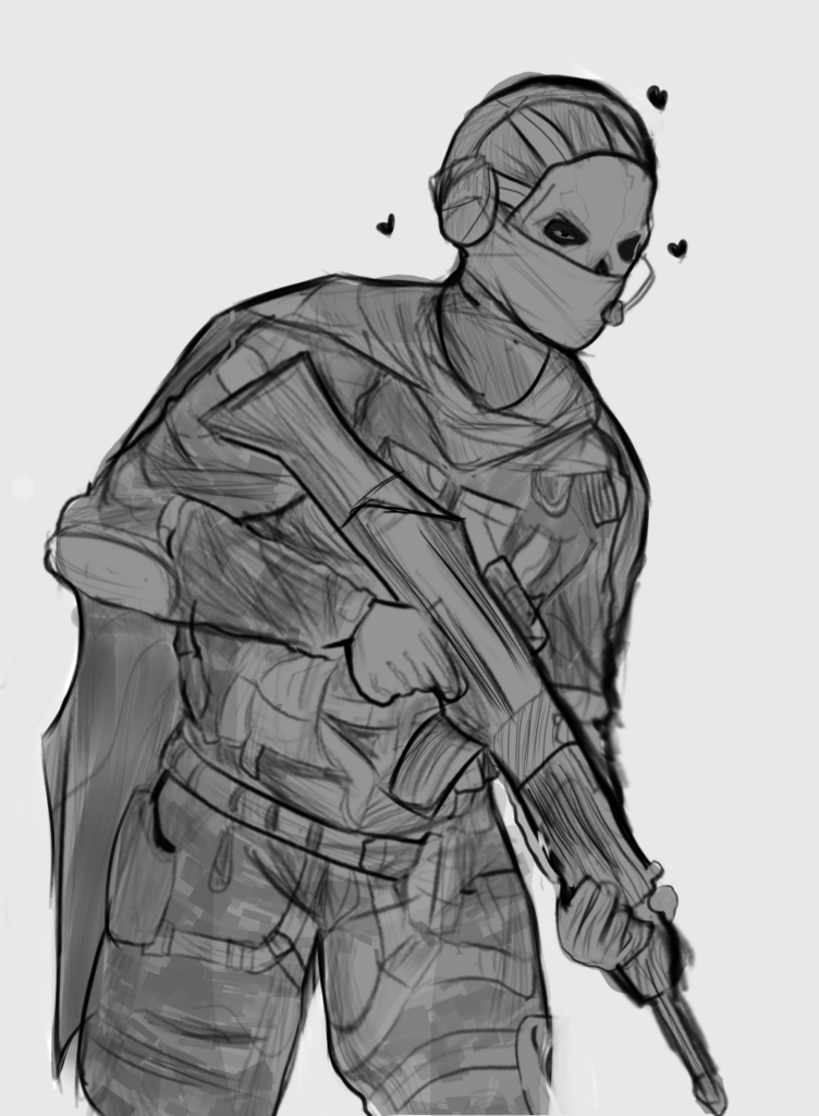 I maybe like him a little (I'm obsessed) art by me