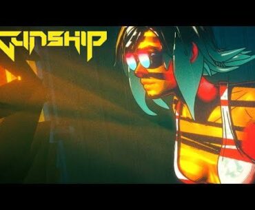 New Gunship is retro future cyberpunk?