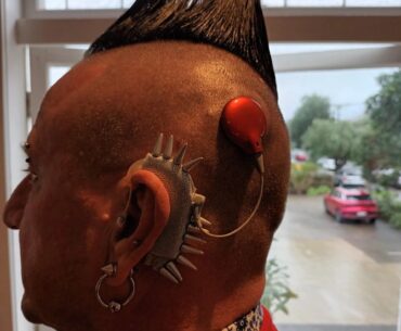 “The coolest pimped Cochlear Implant they’d ever seen” - dude adds spikes to his implant to match his mohawk - link to article in comments