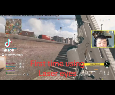 I know people hate the laser eyes but it was my first time using them