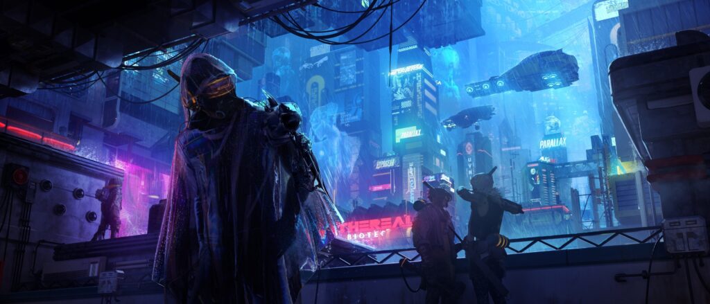 Cyberpunk City by Huanfeng Qu, Vertigo Studios