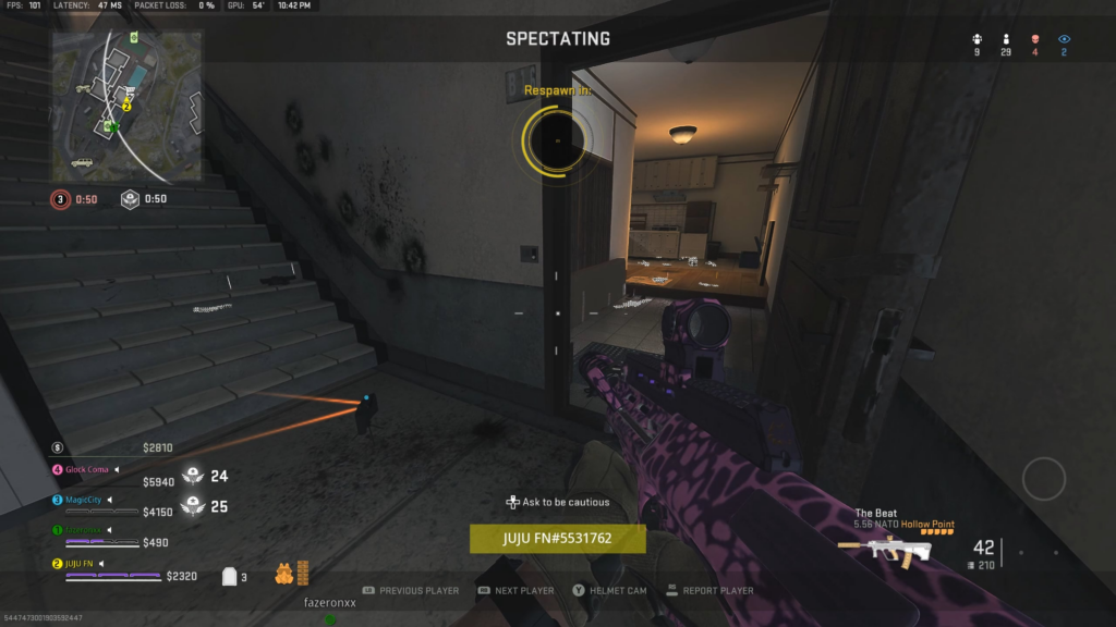 Enemy Teammates vs. MY teammates.....