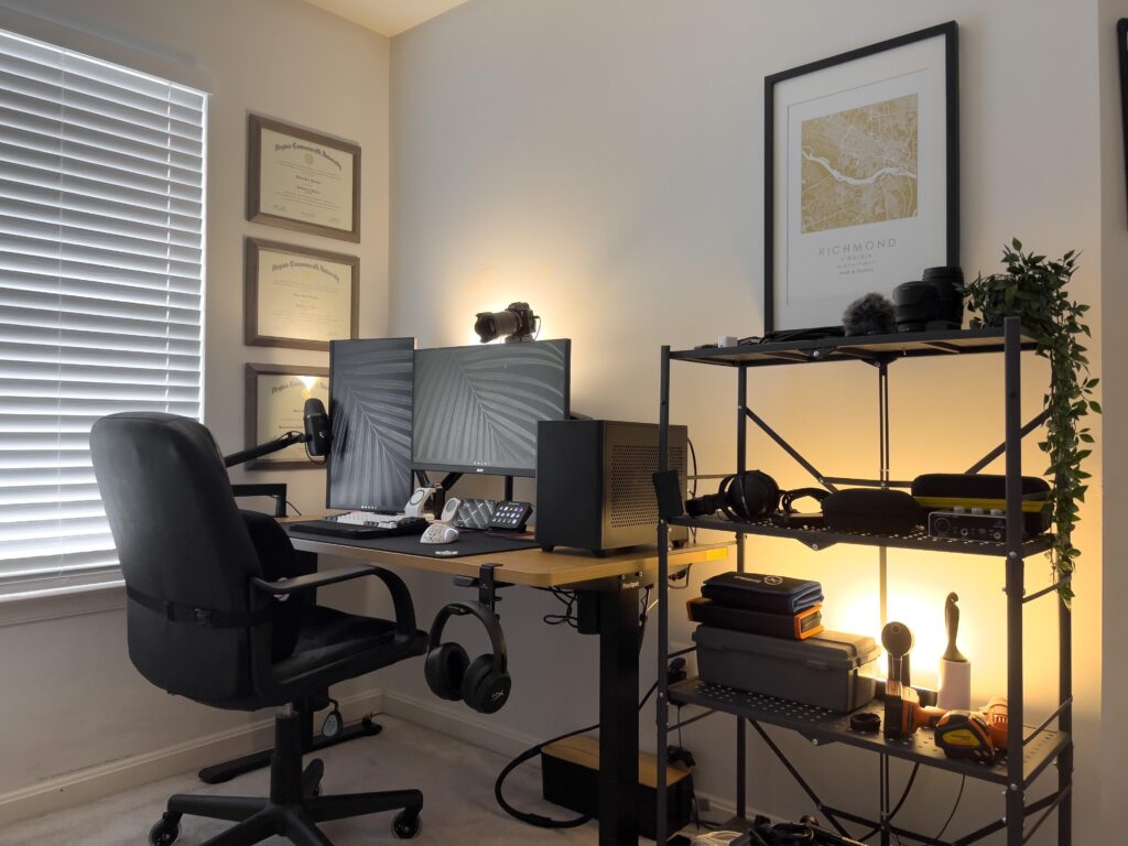 Moved and unpacked - Waiting on some storage boxes to come in for the shelf, but that's pretty much it!