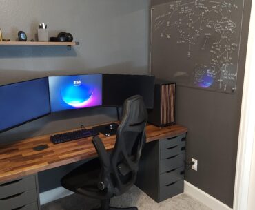 WFH Setup, trying to keep it minimal but I would like some ideas.