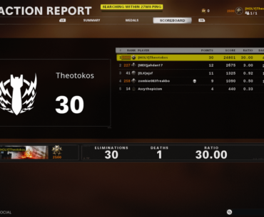 2nd Free-For-All Nuke this morning. Died immediately to start the game due to a ridiculous spawn then made them pay.
